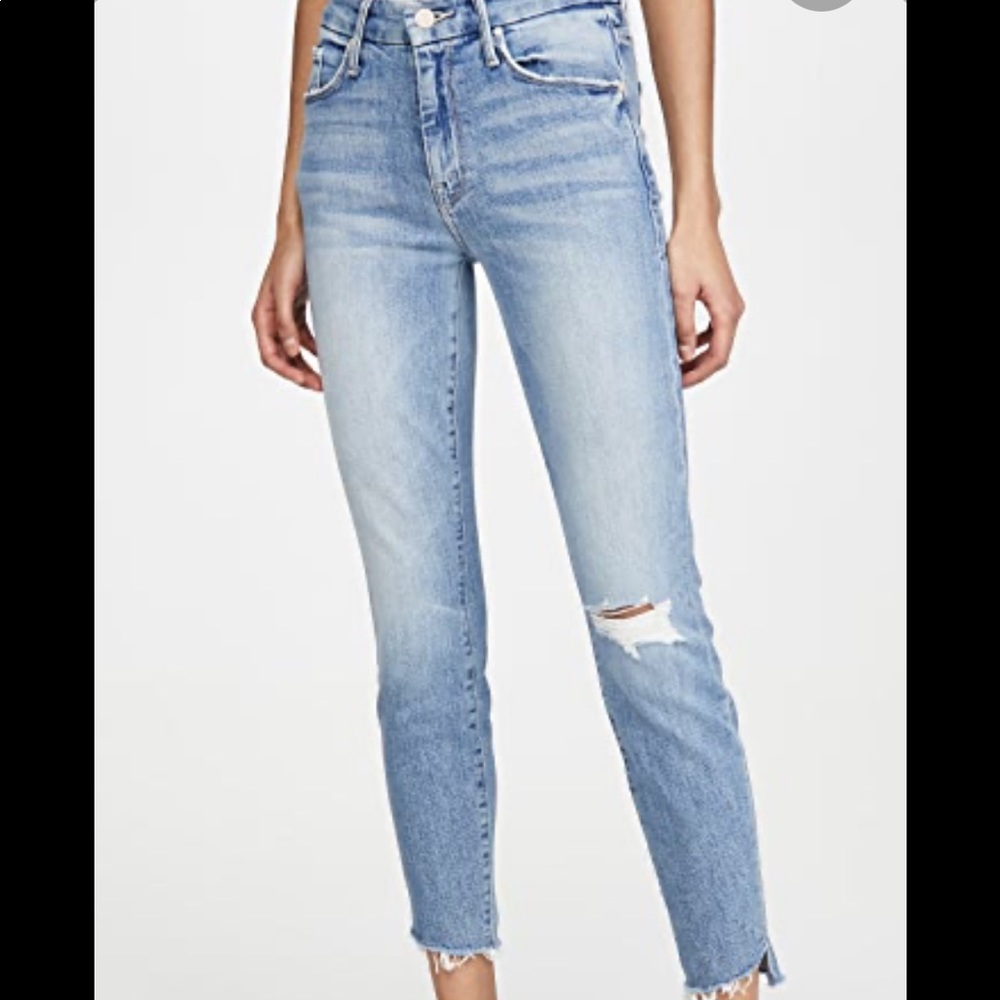 MOTHER Jeans The Looker Ankle Step Fray 25